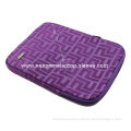 Customized 10 Inch Soft Neoprene Tablet Sleeve For Ipad With Coated Nylon